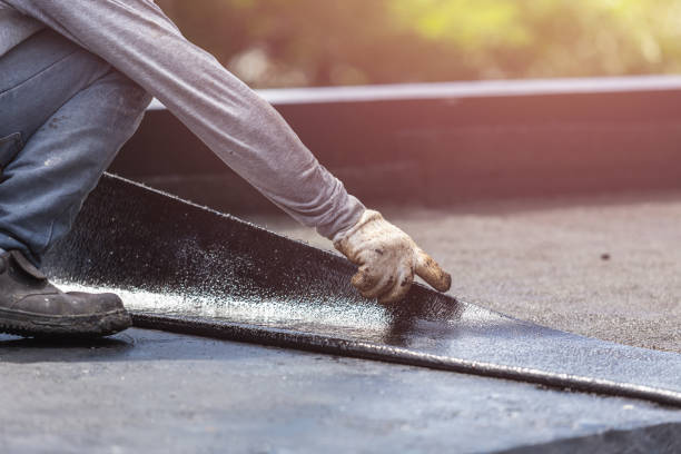 Professional Waterproofing technician working in Waterloo, IL
